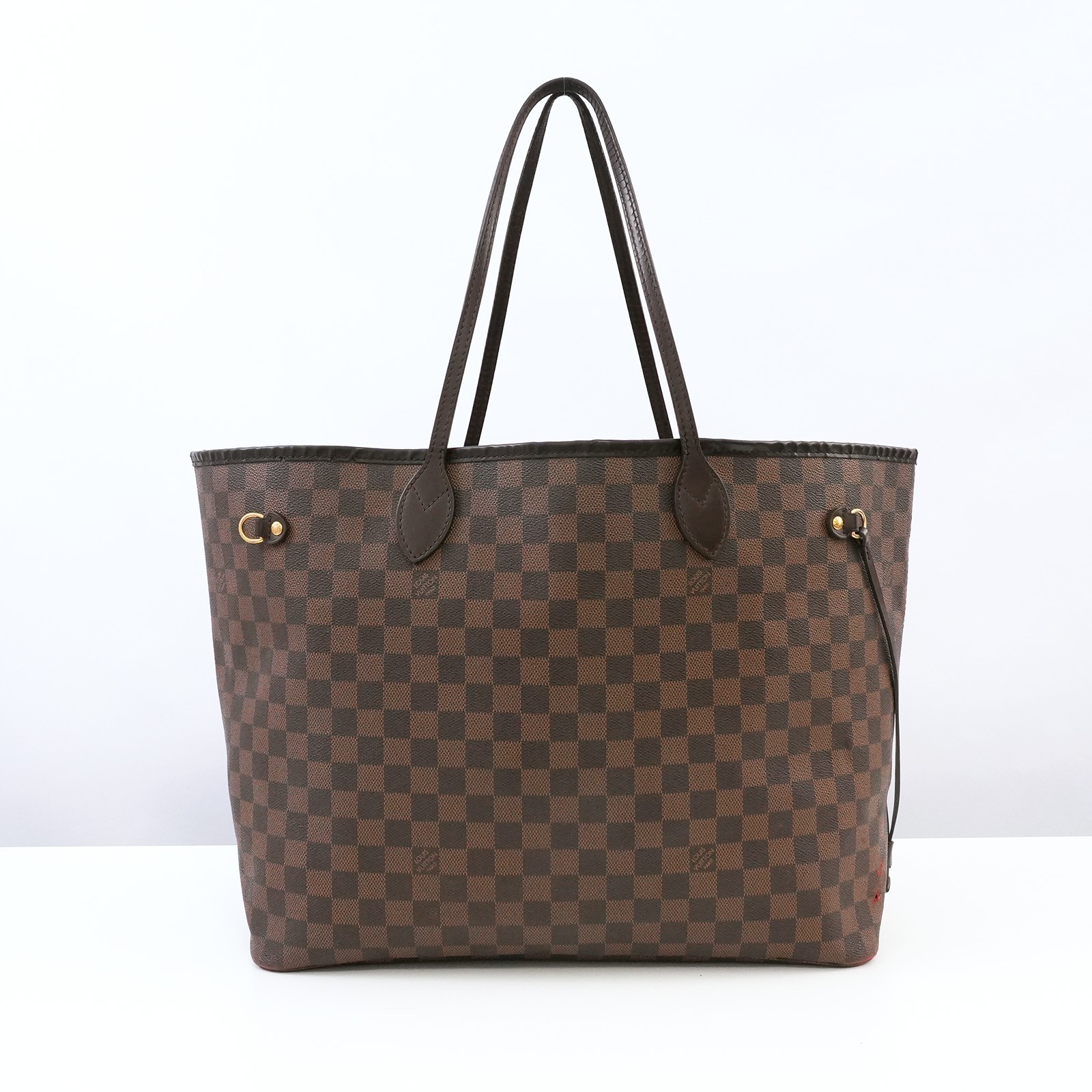 LOUIS VUITTON LV Damier Ebene Neverfull GM N51106 Tote Bag TJ0162 Auth #56818A