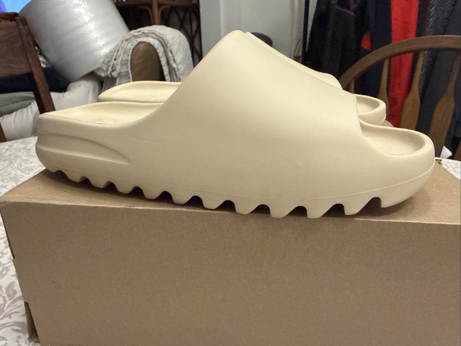 Adidas Yeezy Slide Bone Rubber Open Toe Sandals US Size 13 Men’s