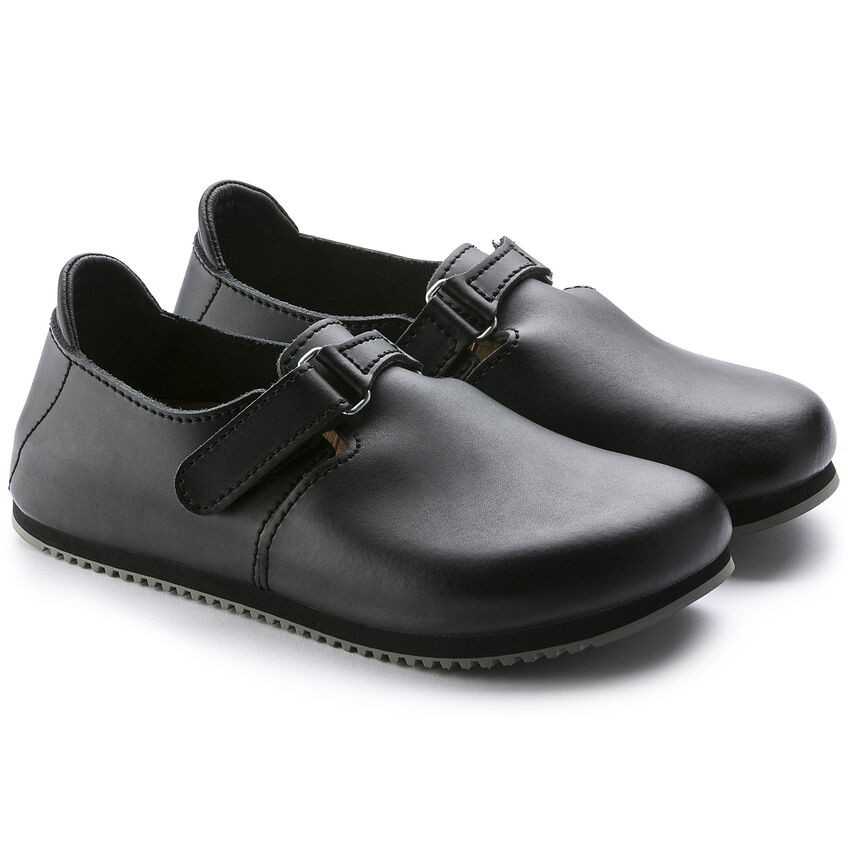 BIRKENSTOCK LINZ SL BLACK MEDIUM/NARROW WIDTH PROFESSIONAL OCCUPATIONAL SHOES CL