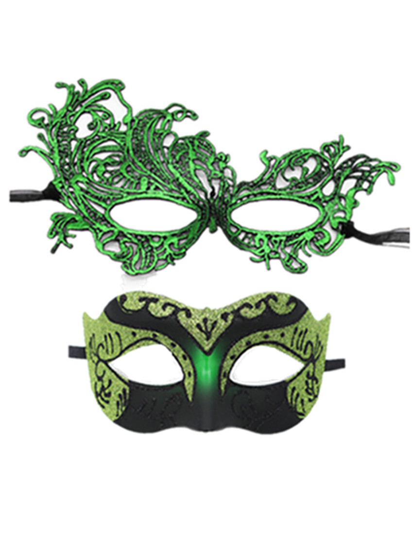 SN-A2-3 Couples Venetian Fairy Pixie Masquerade Halloween Masks 8 Colours