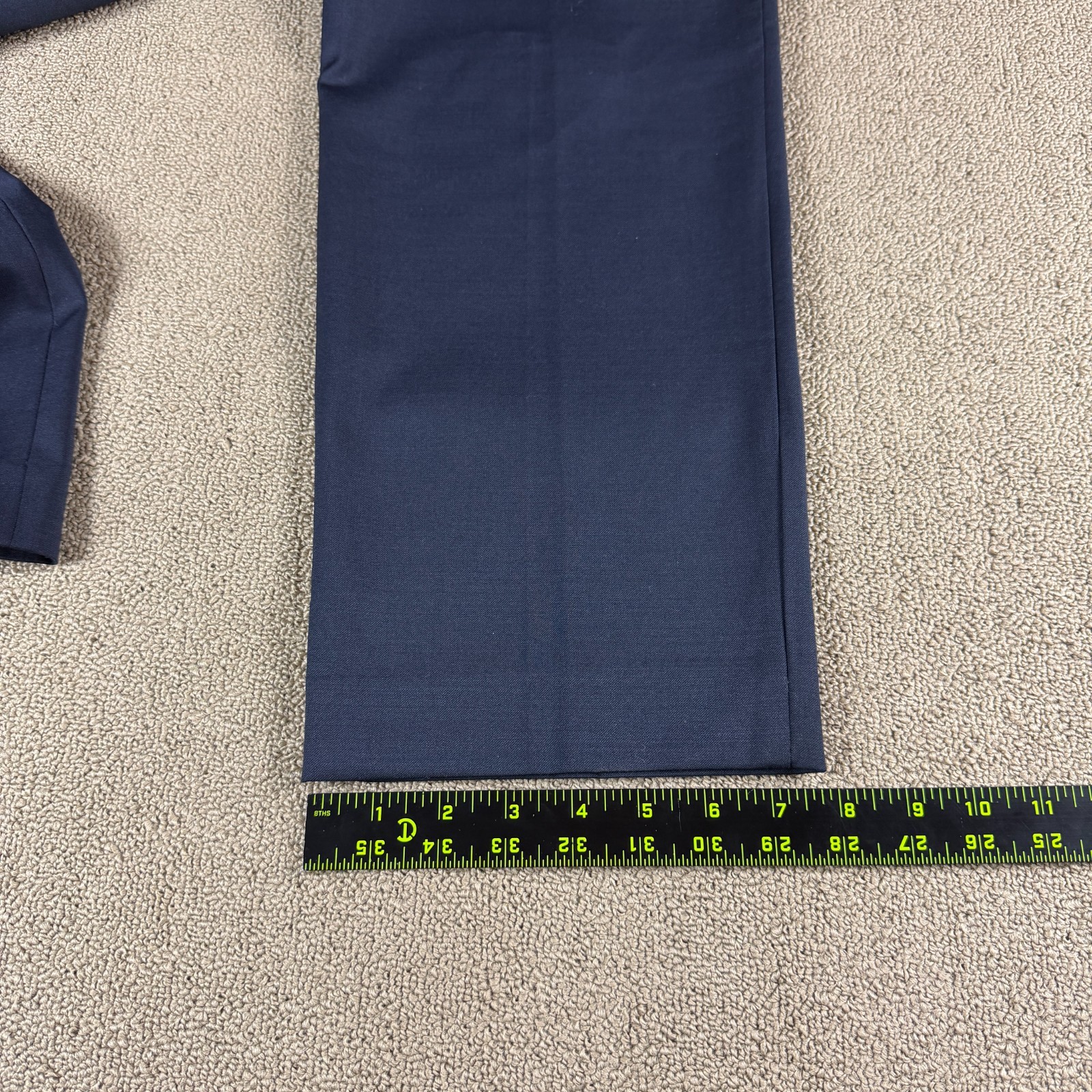 J.Crew Bowery Slim Stretch Wool Blend Dress Pants Blue Size 36X32 NWT MSRP $148