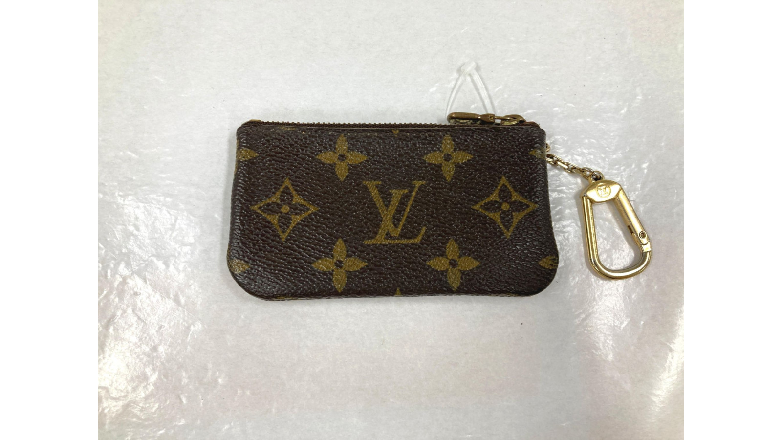 Louis Vuitton M62650 Monogram Pochette Cles Key ring Chain Coin case (Excellent)