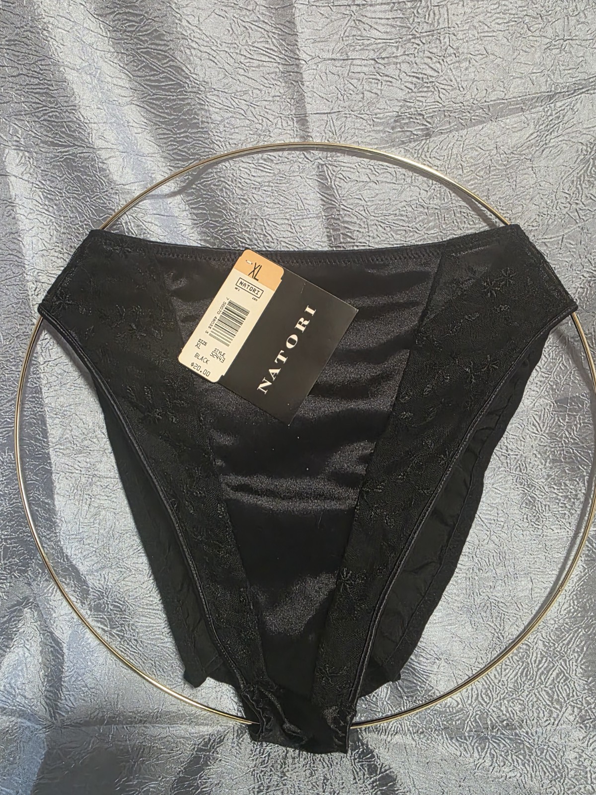 Vtg 90s Natori Panties XLG Full Back- NEW W/tags- 2 Hi Cut Panty RARE