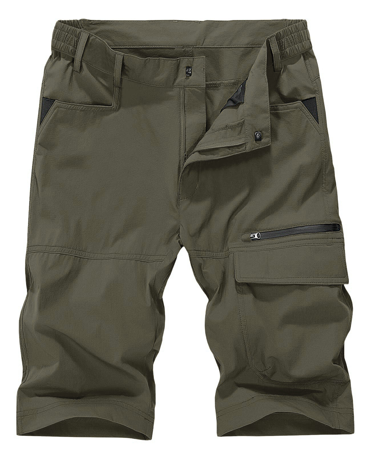 Men’s Cargo Shorts Summer Hiking Quick Dry 5 Pockets Outdoor Casual Work Shorts