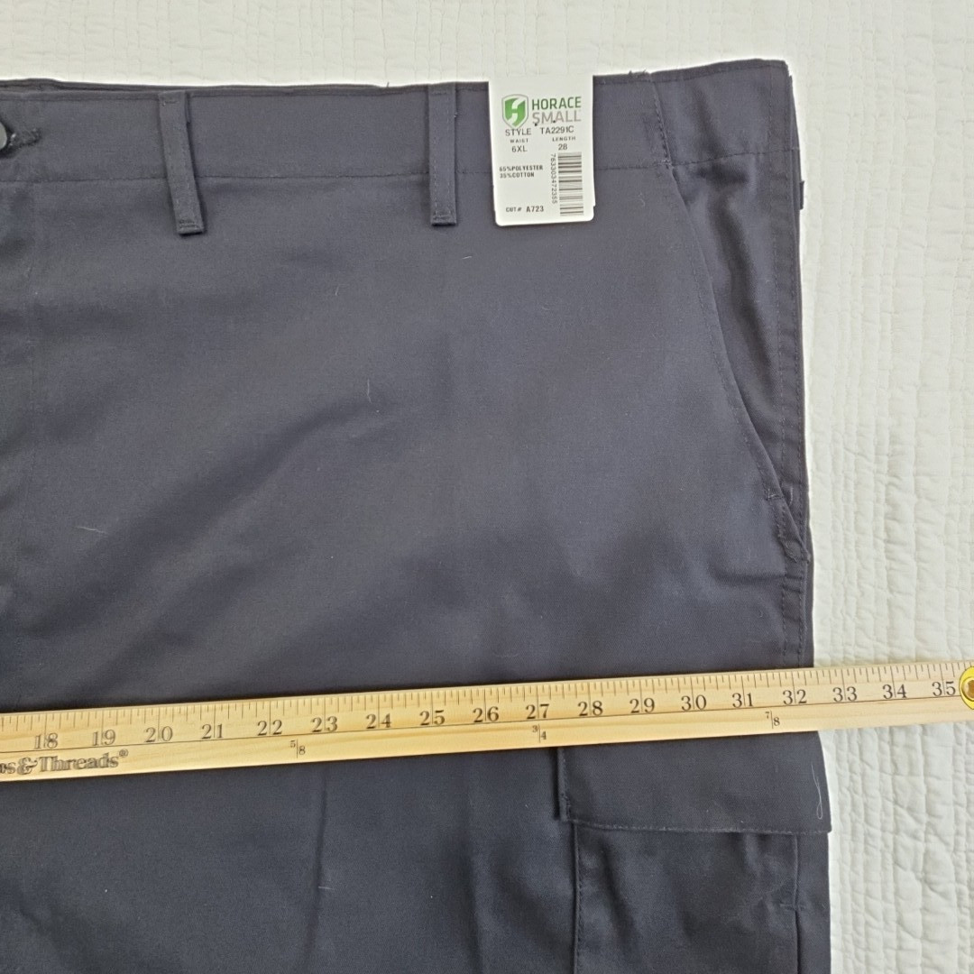 Horace Small NWT Dark Navy Blue Utility Pants 6XL (W62xL28) TA2291C Cut A723 NEW
