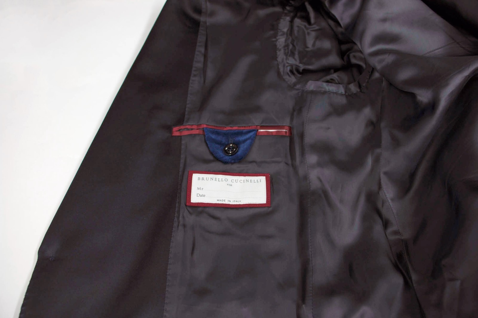 NWT $4995 Brunello Cucinelli Men’s Baroque Velvet 2-Tone Tuxedo Jacket A262