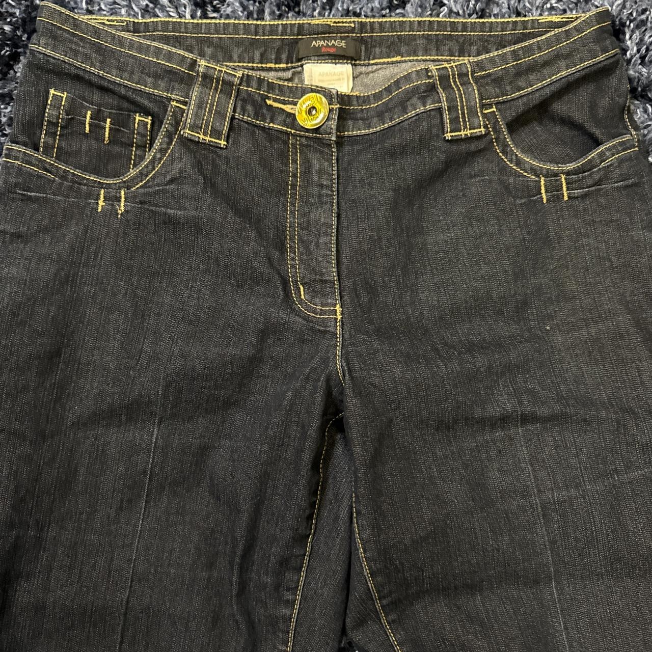 Vintage Apanage Gelsenkirchen Germany Jeans Dark Wash Baggy Skater Denim 90s