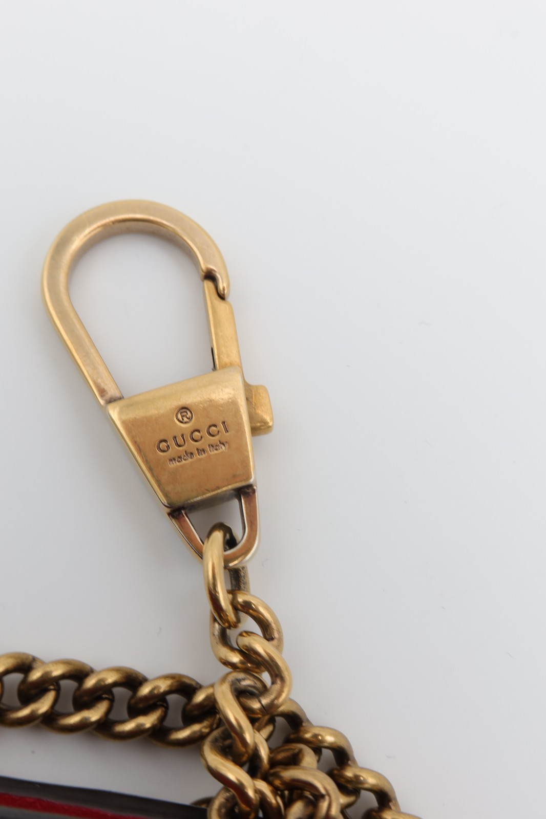 Gucci GG Supreme Monogram Mini Cherry Chain Bag