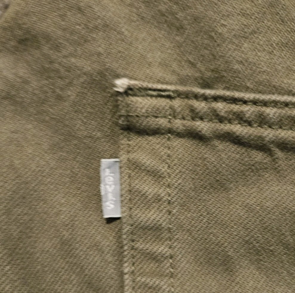 Vtg Levi’s SilverTab Jeans Men 36×30 Green Loose Relaxed Fit Straight Denim