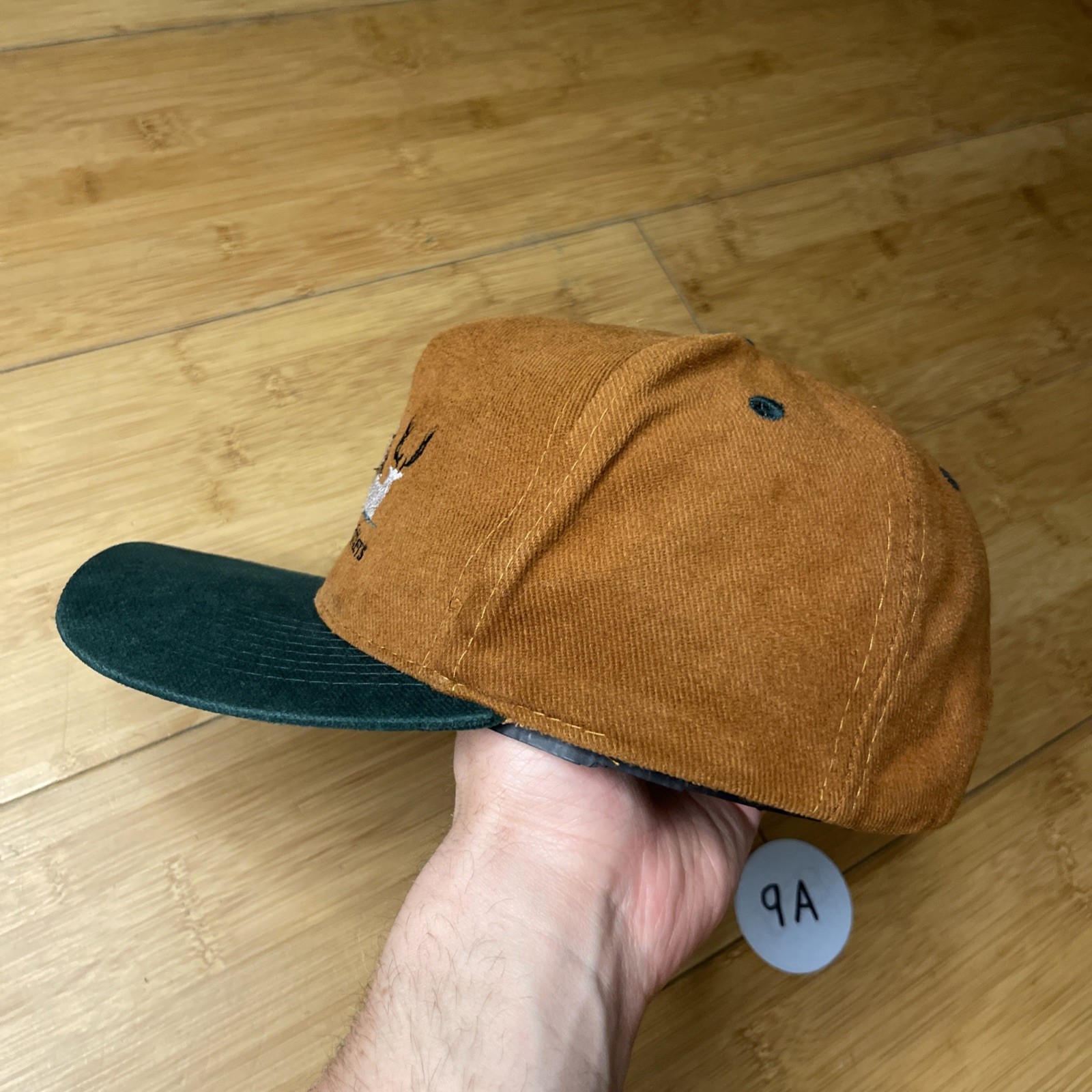 Fair Chase Outfitters Fall Brown Green Buck Deer A-Frame Strapback Hat Unisex