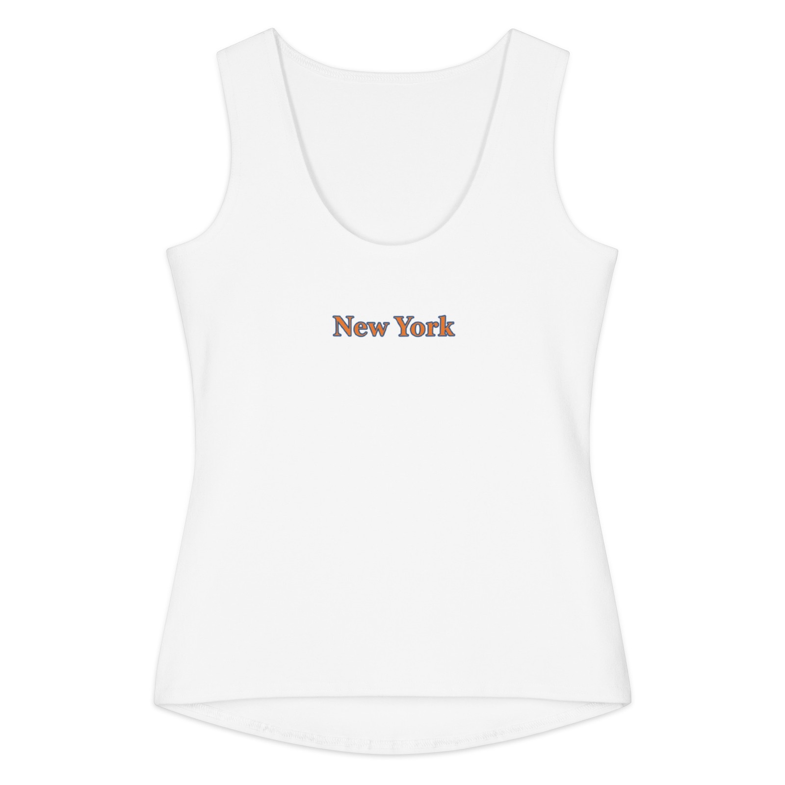 New York Knicks Orange and Blue NYK Inspired Women’s cotton tank top