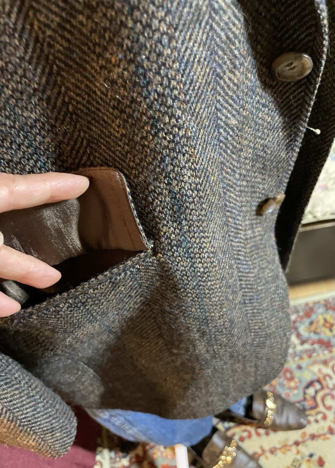 Vintage Cambridge Classics Men’sTweed BlazerJacket SzL UNISEX 70’s 80’s Academic