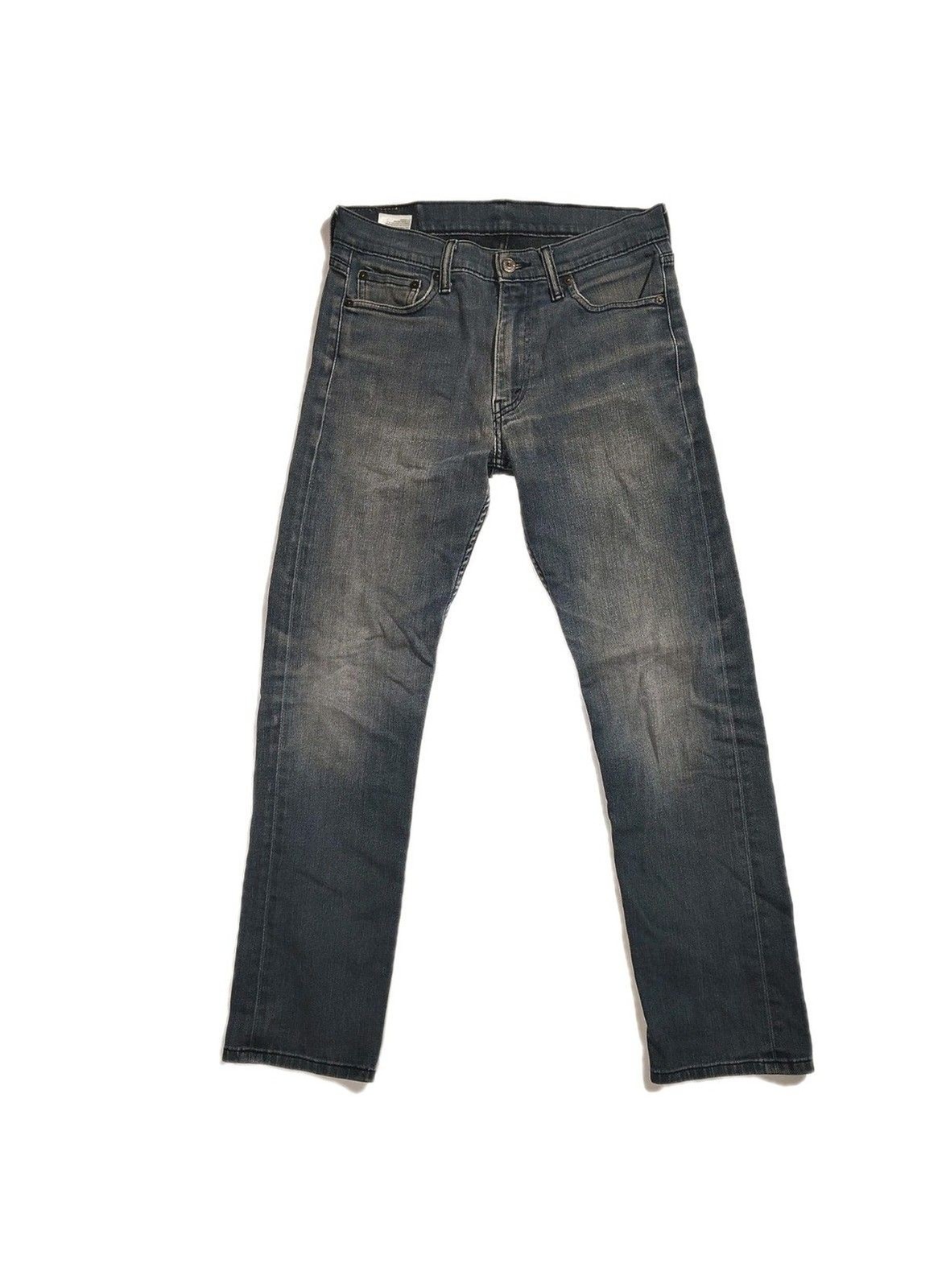 Levi’s 513 Slim Straight Leg Jeans Gray Denim Low Rise Men’s 30×32