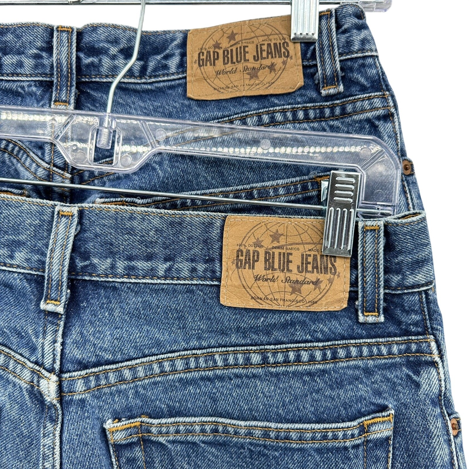 VTG Gap (SET of 2) Blue Jeans Bundle Classic Fit Easy Fit High Rise Denim 10 90s