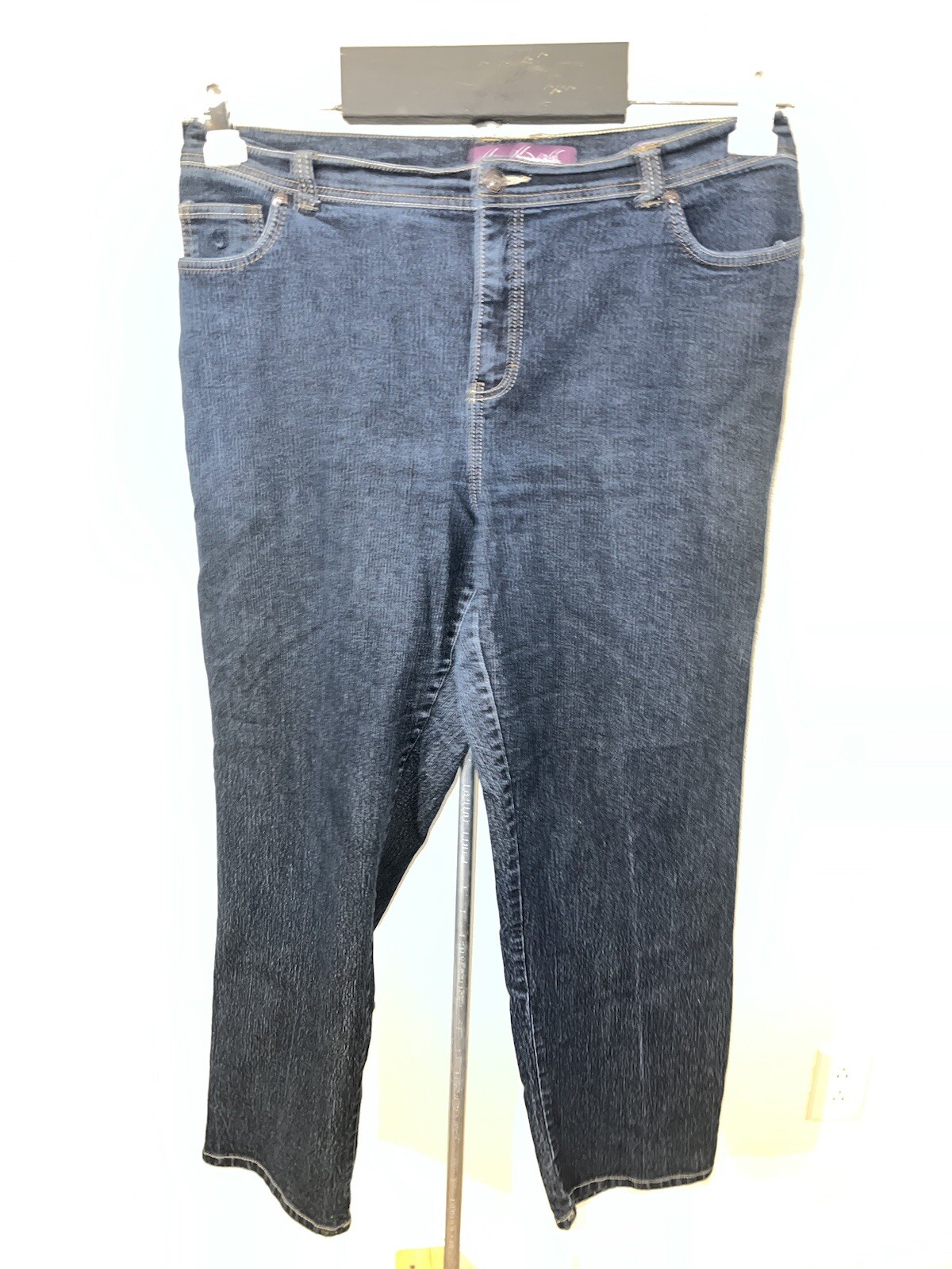 Gloria Vanderbilt Amanda Jeans Women 18w 40X28 ￼ straight, cut, dark wash