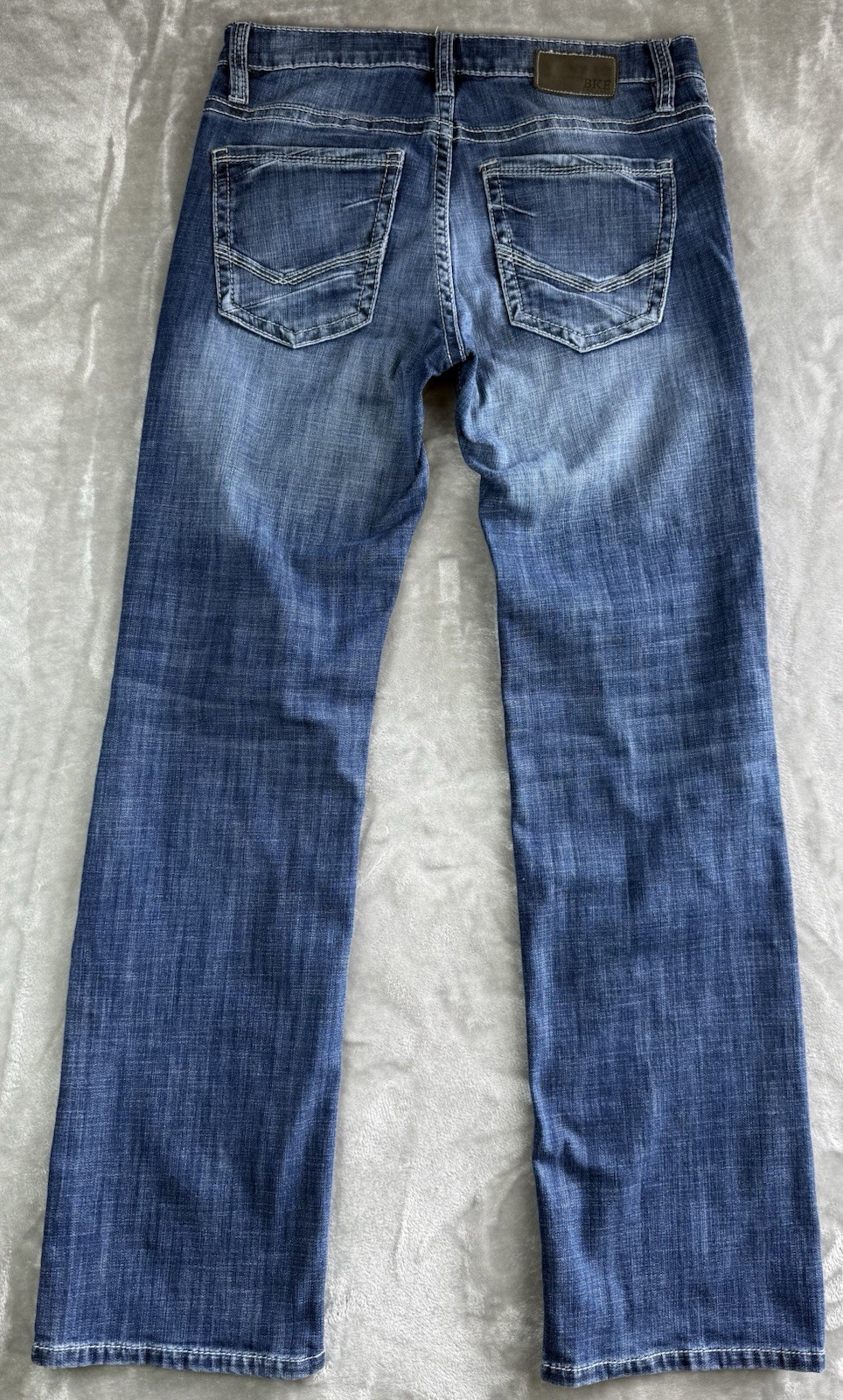 BKE Jake Jeans Mens 32×34 Medium Wash Straight Leg Stretch Denim