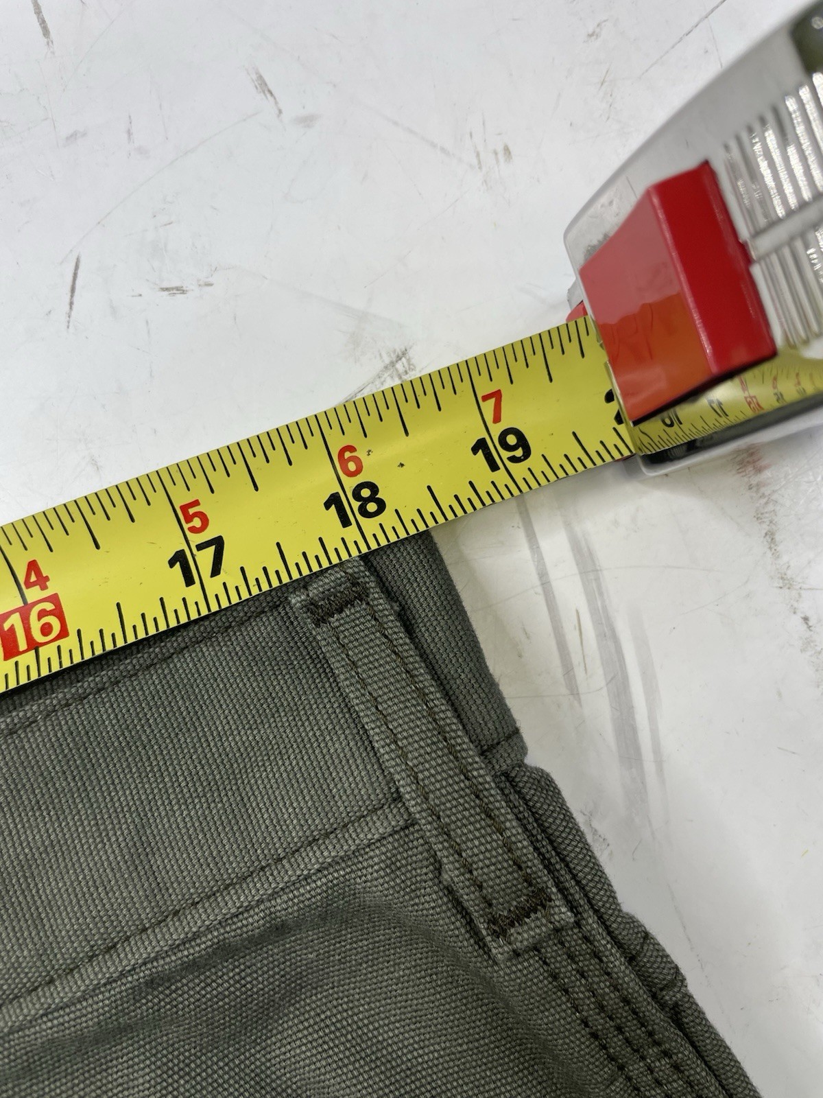 Carhartt Flame Resistant Work Pants Men’s Size 36×32 FRB159 MOS Green Loose Fit