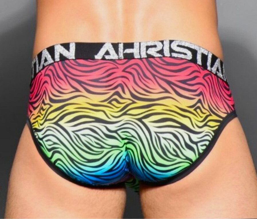 Andrew Christian Pride Zebra Brief – 91795 – Small, Medium & Large