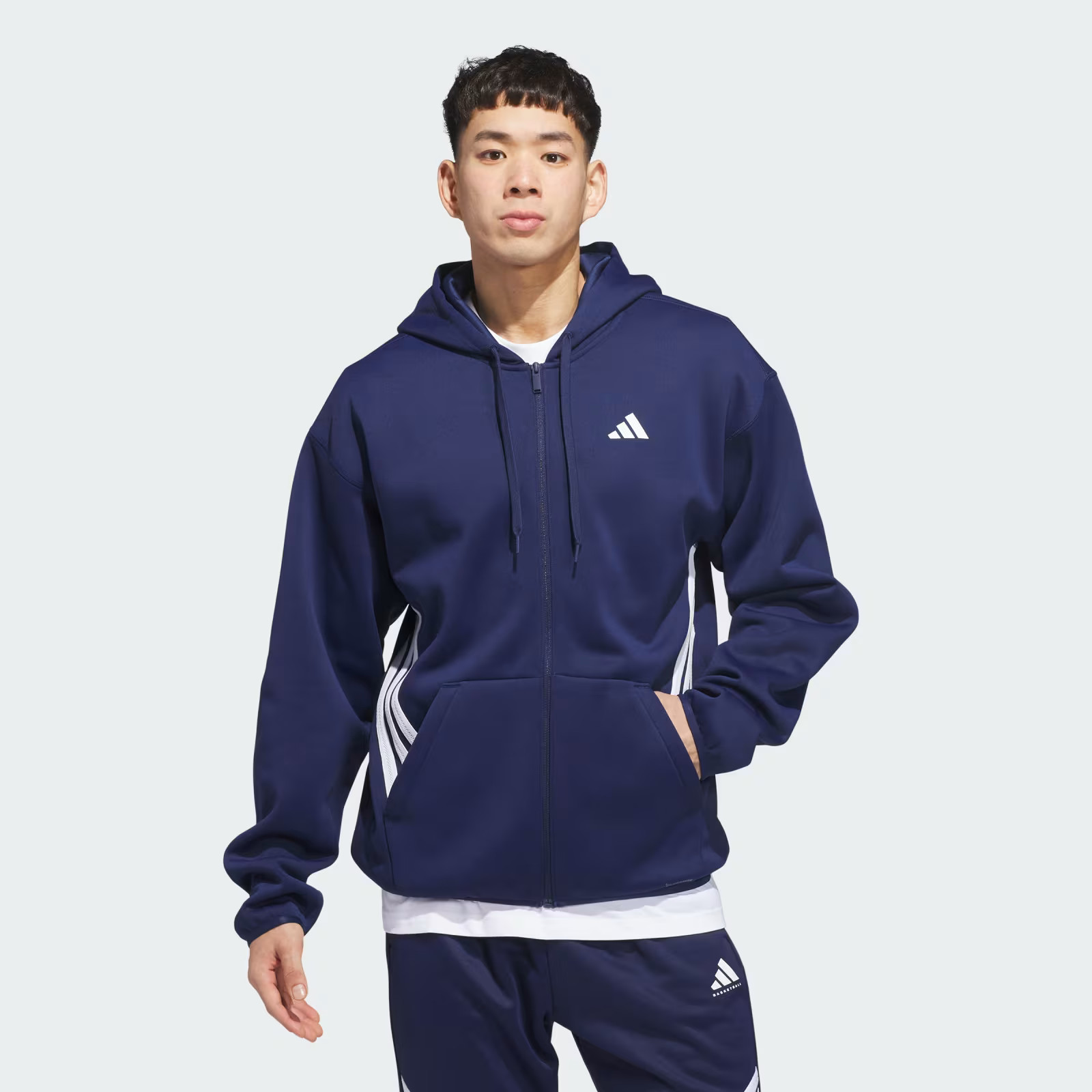adidas ADIDAS CRAZY WARM FULLZIP HOODIE Blue