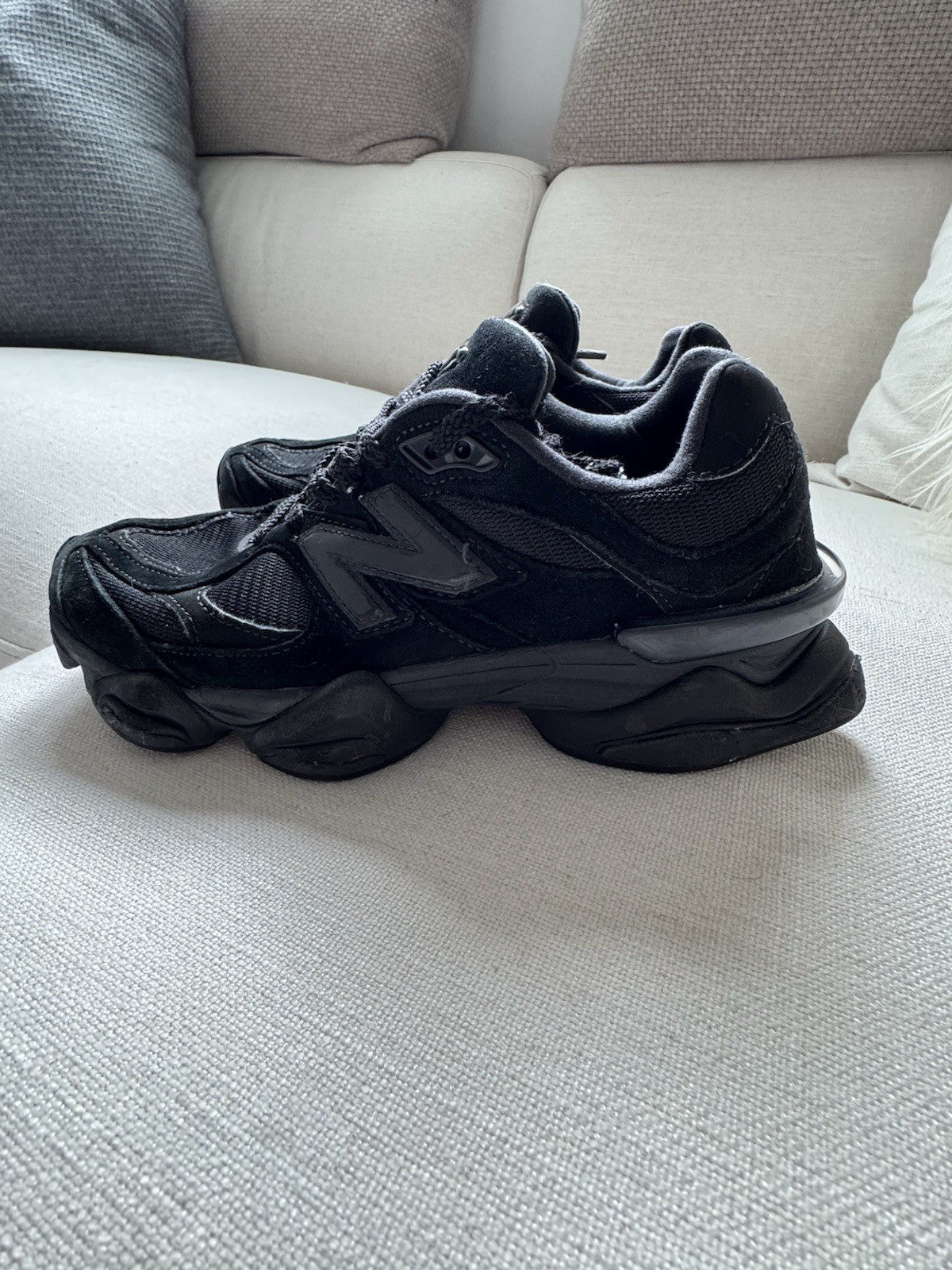 New Balance 9060 Triple Black Suede U9060BPM Men’s Black Sneakers