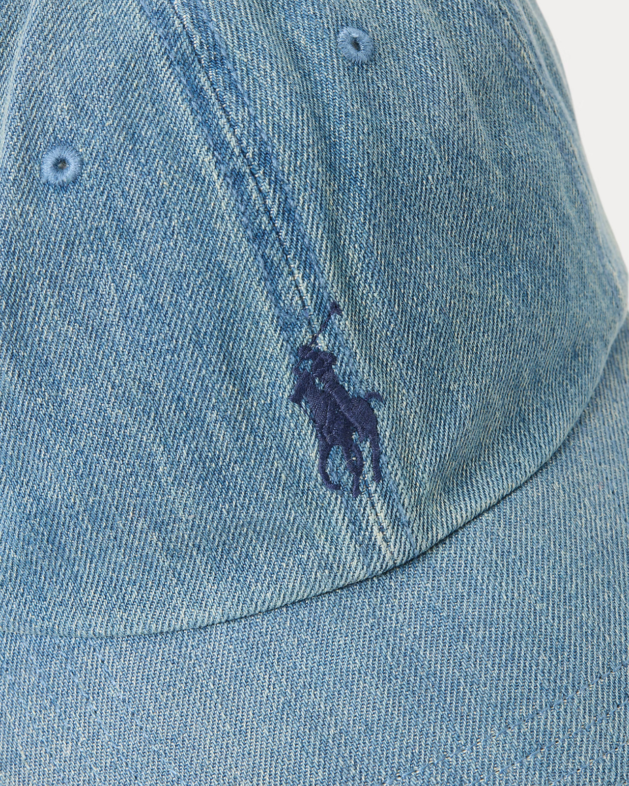 Polo Ralph Lauren Indigo Denim Ball Cap, Adjustable