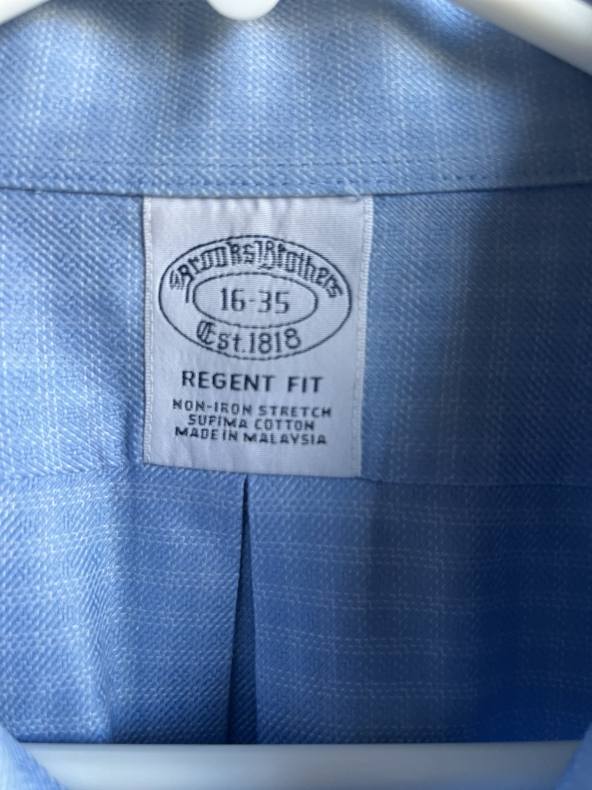 Brooks Brothers Regent Non Iron Supima Cotton Button Down Shirt sizse 16-35