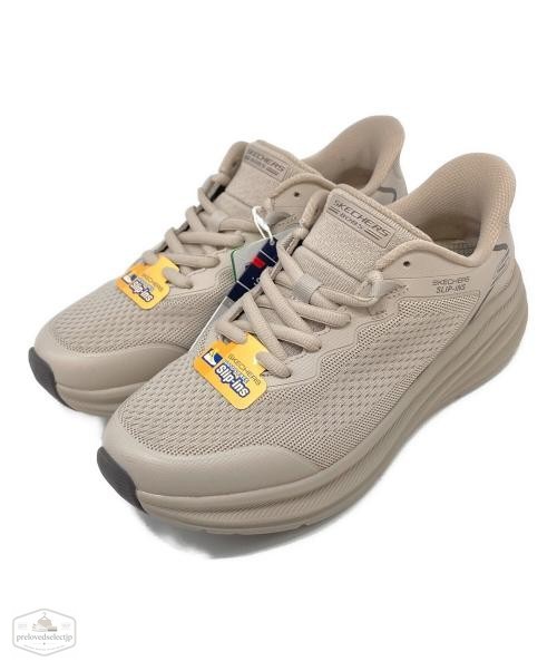SKECHERS 118431 Men’s Sneakers US 8 (26cm) Beige Synthetic Upper