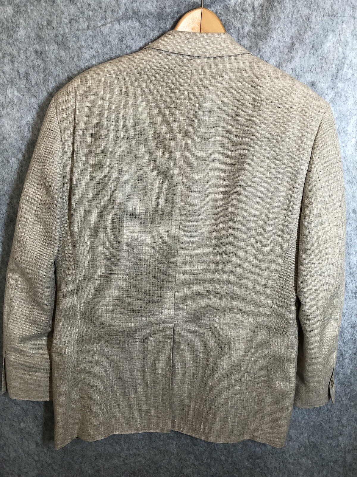 Towncraft Blazer Mens 40R Tan Silk Tweed Sport Coat Jacket Business Casual