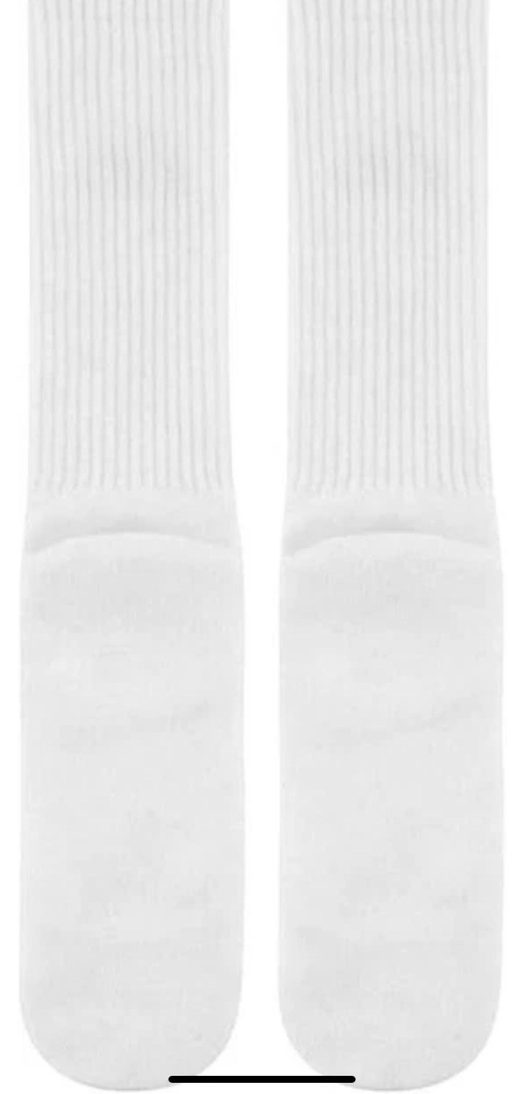Adidas Team 6-pack White Crew Sock – 6 Pair Size MD – M’s 6.5 to 9 W’s 7 to 10
