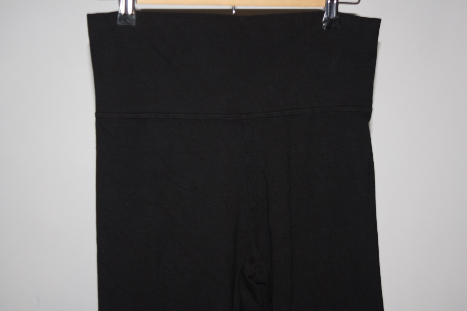 Perfectwhitetee Womens High Rise Pants Black Size Large Leggings Cotton Spandex