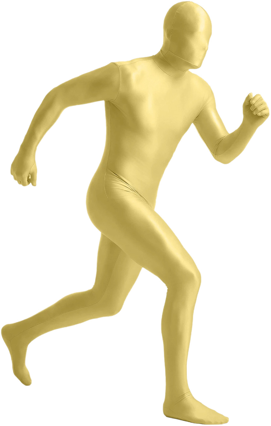 Men Satin Glossy Tracksuits One Piece Jumpsuits Cosplay Costume Zentai Bodysuits