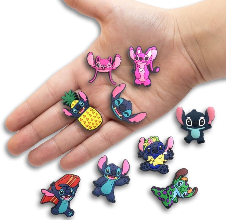LILO & STITCH – 15pc Shoe Charms cute croc decoration Premium FREE SHIPPING