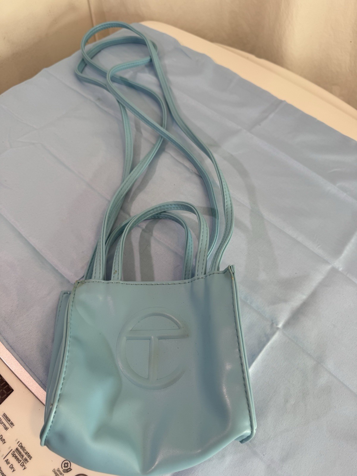 Telfar Small Cerulean Shopping Bag 5”x6.5”