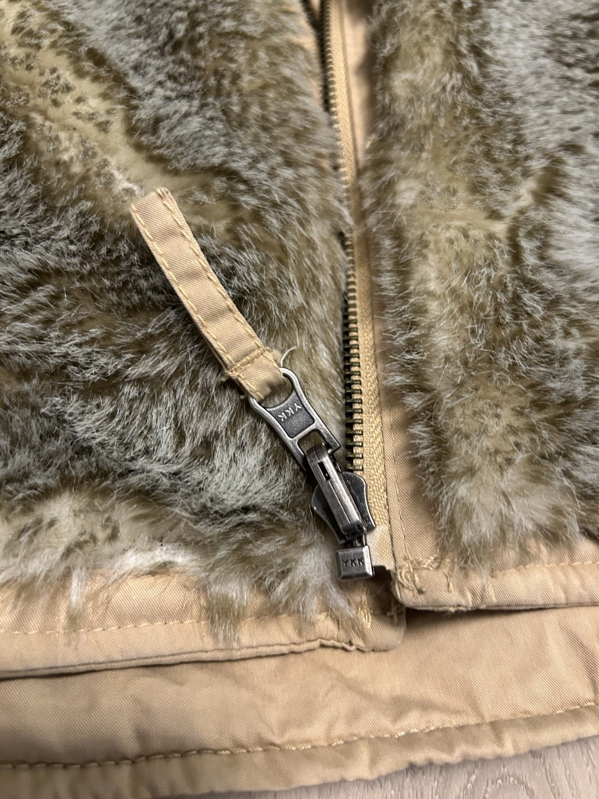Women’s YKK I.D. On Zipper Soft Fur Zip Front Vest Jacket, See Image For Size