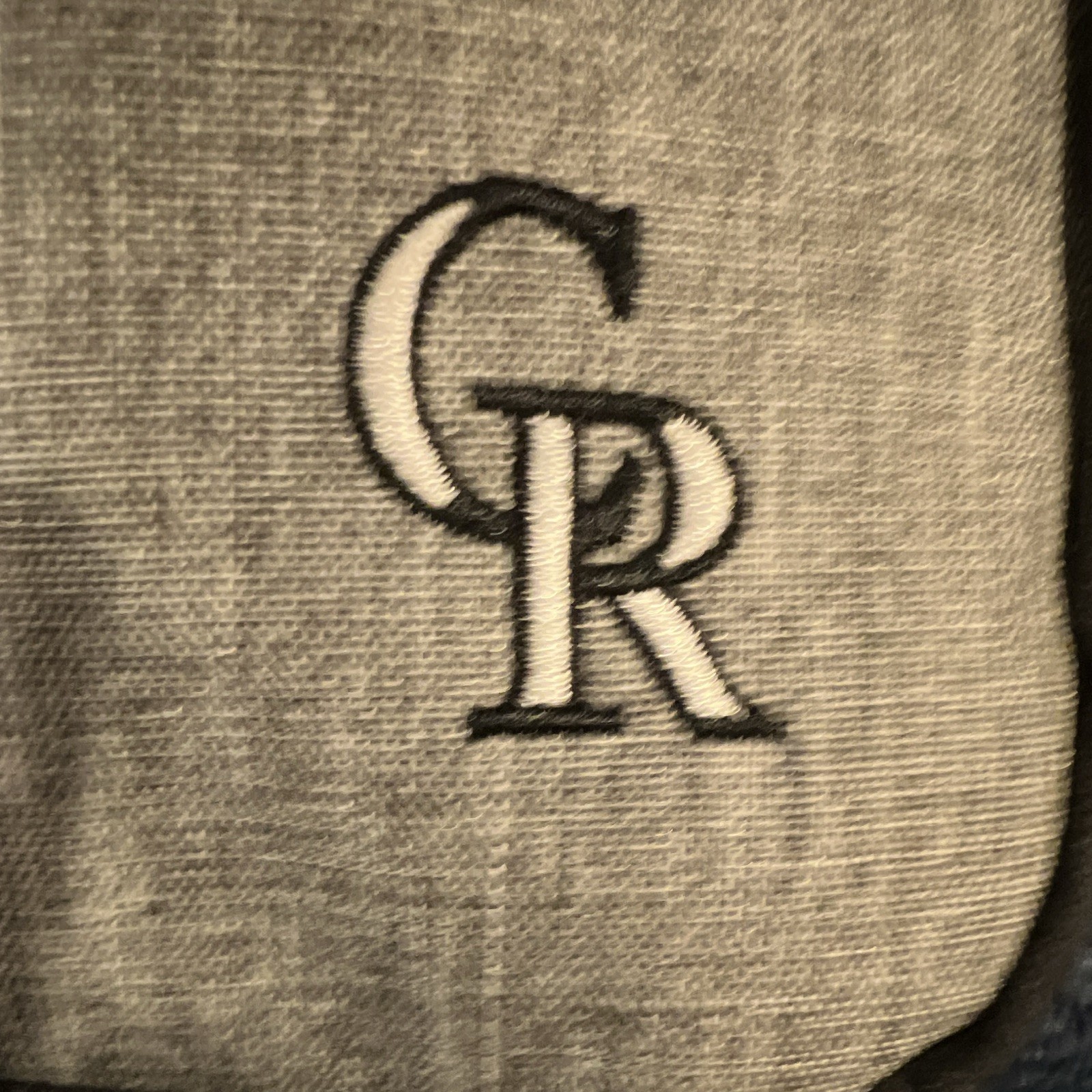Colorado Rockies Gray/Black Small Sling Crossbody Bag Closure Adjustable Strap