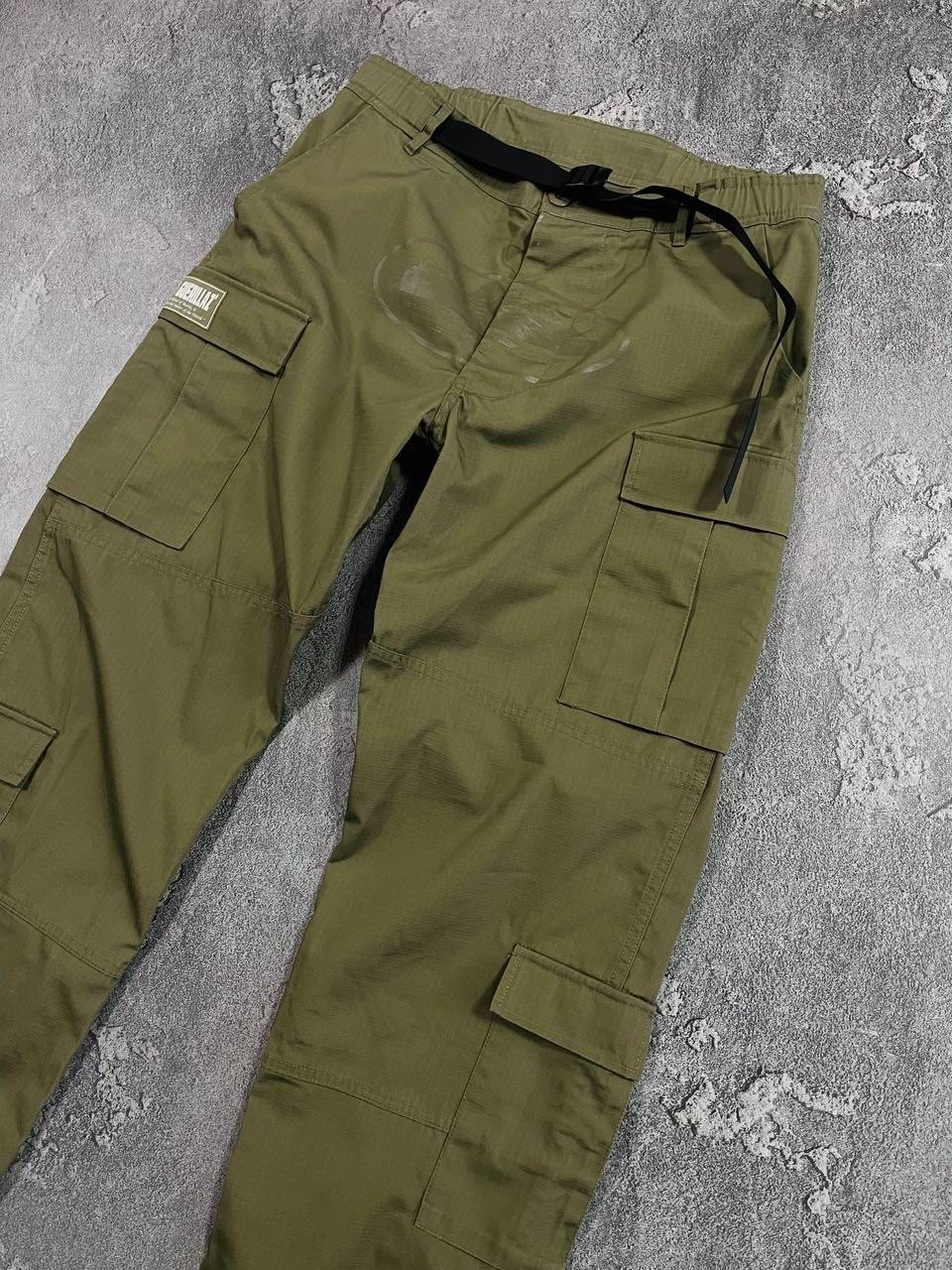 Corteiz Guerillaz Men’s Cargo Pants Tonal Khaki Size XL