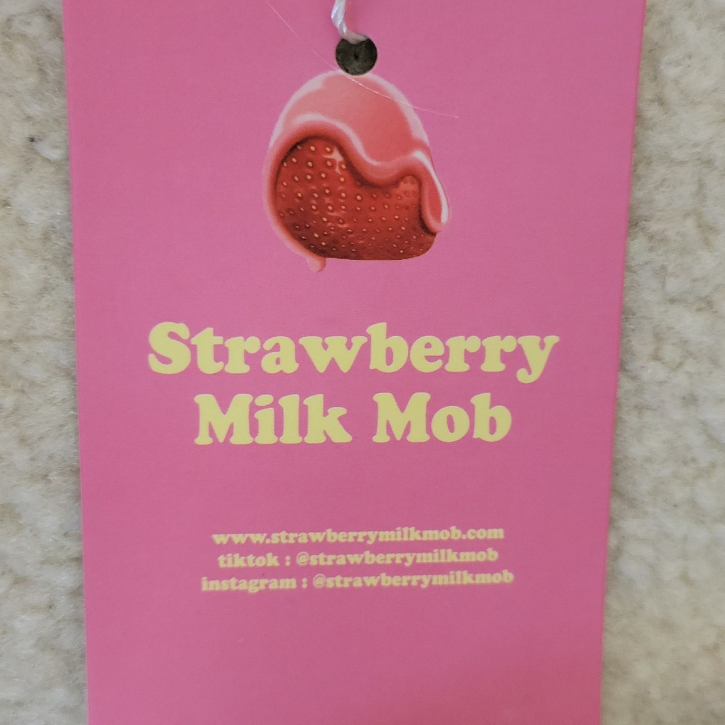 NWT Strawberry Milk Mob Size M Citrus Kiss Bikini Top Swimwear Beach Summer