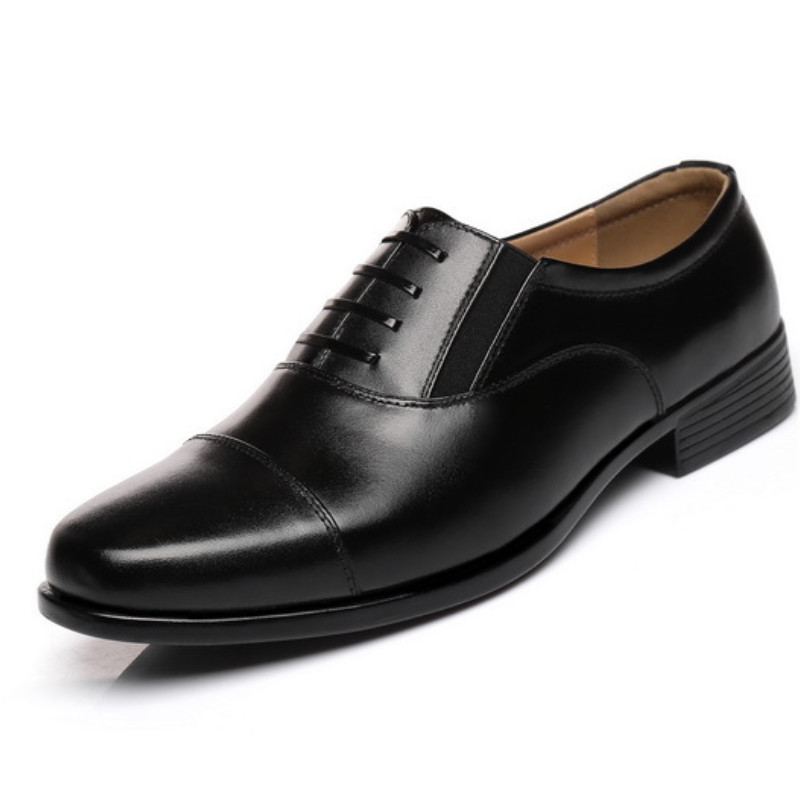 Mens White Shoes Cap Toe Wedding Groom Casual Business Oxford Dress Formal Shoes