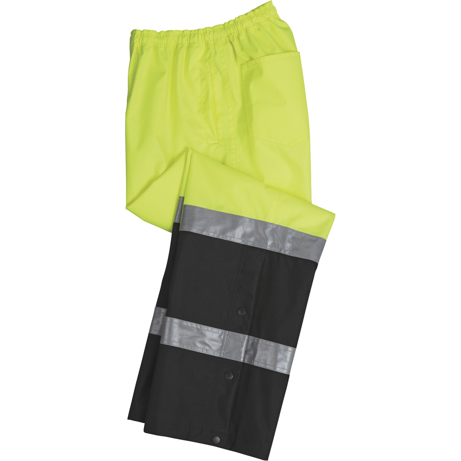 Gravel Gear HV Men’s Type E High Visibility 300 Denier Ripstop Rain Pants,