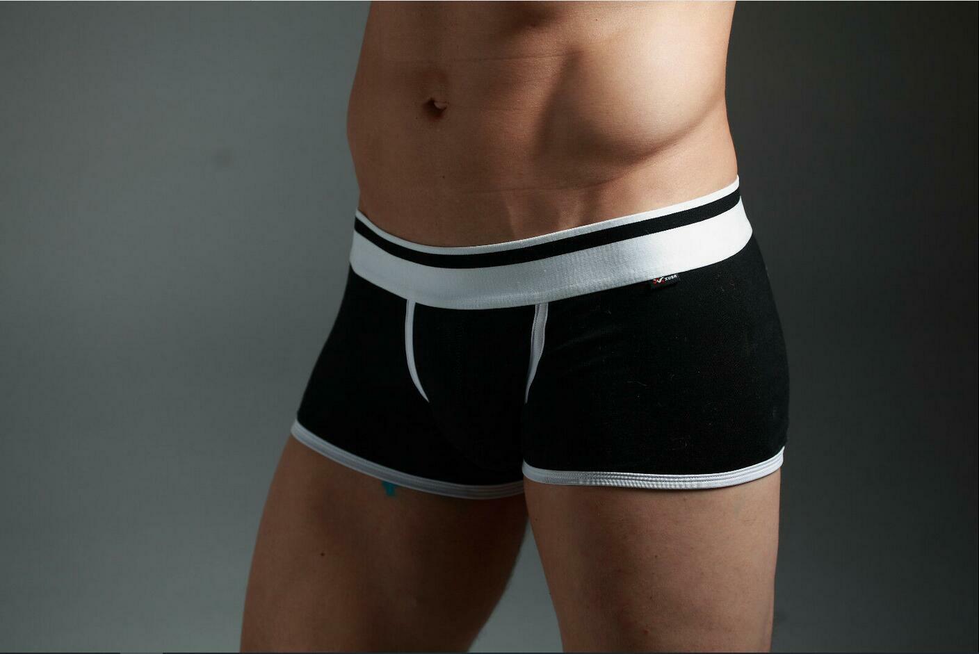 5 Pack XUBA Men’s Underwear Cotton Boxer Briefs With Comfort Flex Waistband New
