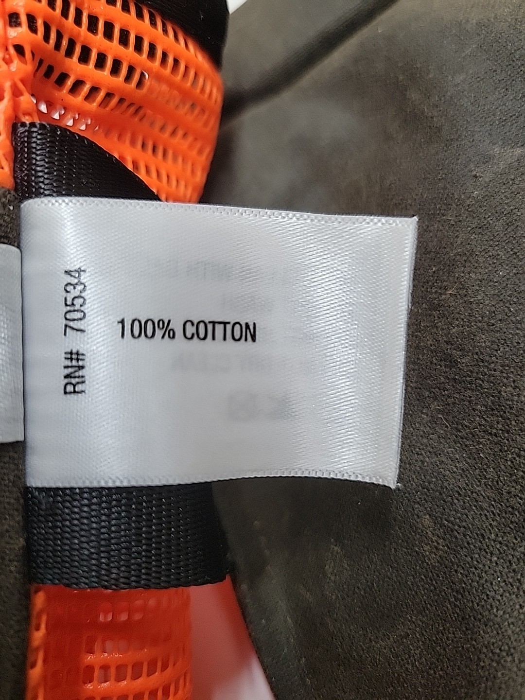 Upland Hunting Waxed Cotton Nylon Strap Vest Olive/Blaze XL-XXL (NWI/No Tag)