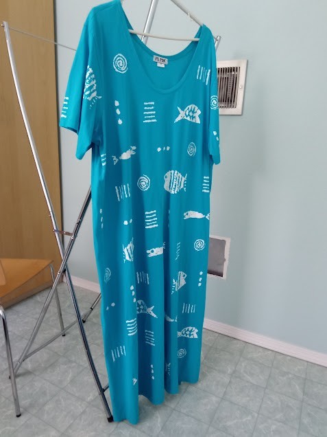 M. Mac Maxi Dress 3x cotton