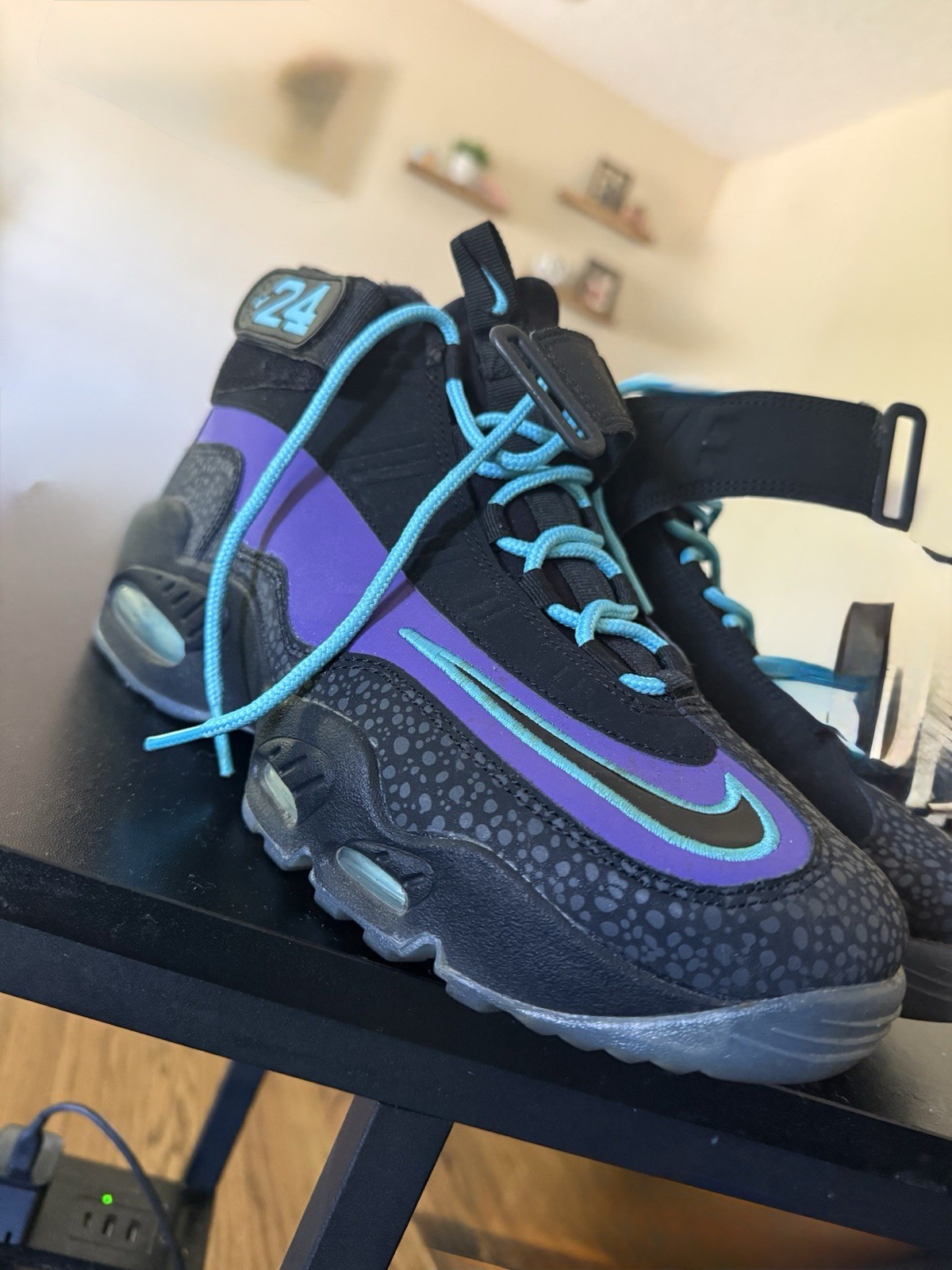 Nike Griffey Purple Venom Sneakers Size 10
