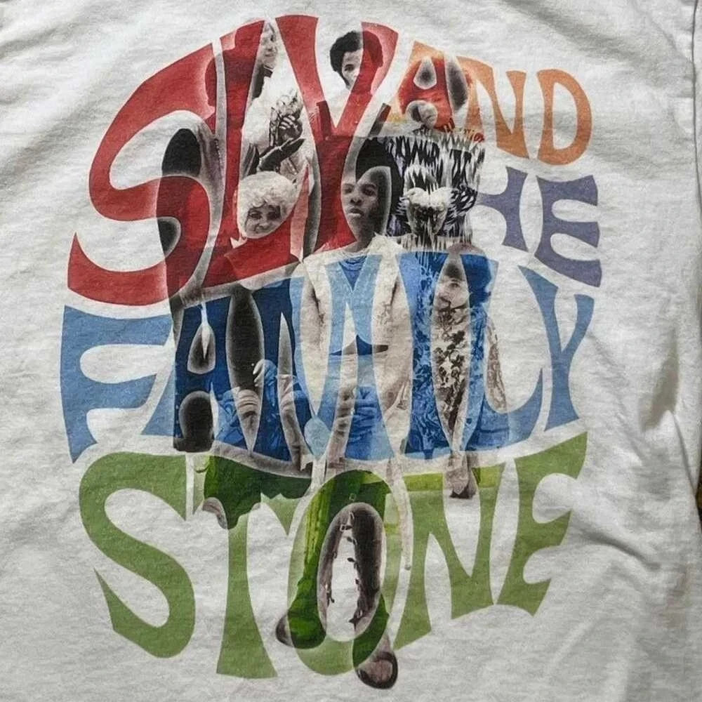New Popular Sly and the Family Stone T Shirt Full Size S-5XL