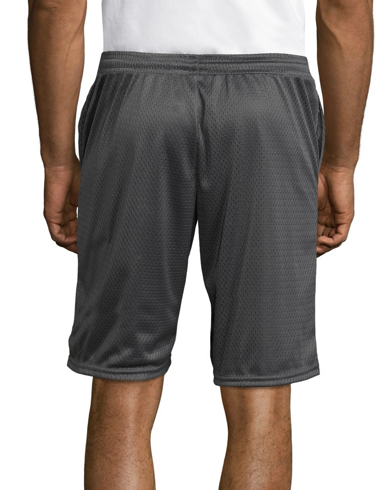 Hanes Sport Men Mesh Shorts with Pockets Gym Workout 9″ inseam sz S-2XL 4 Colors
