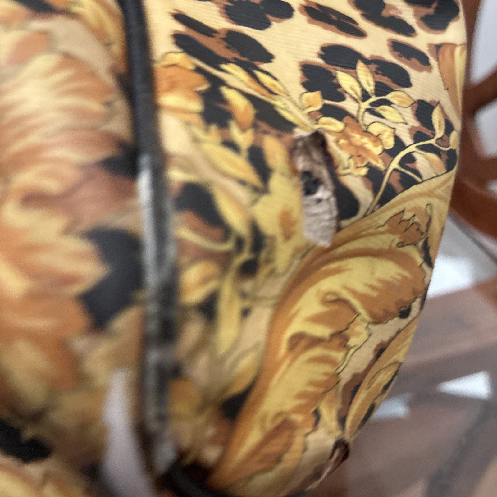 Authentic Vintage Gianni Versace Yellow Baroque Leopard Print Speedy, Shades Lot