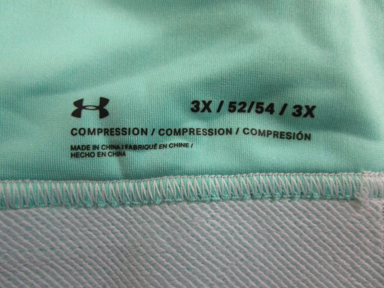 Under Armour Compression Green Pull-Over Crossback Sports Bra Womens 3XL