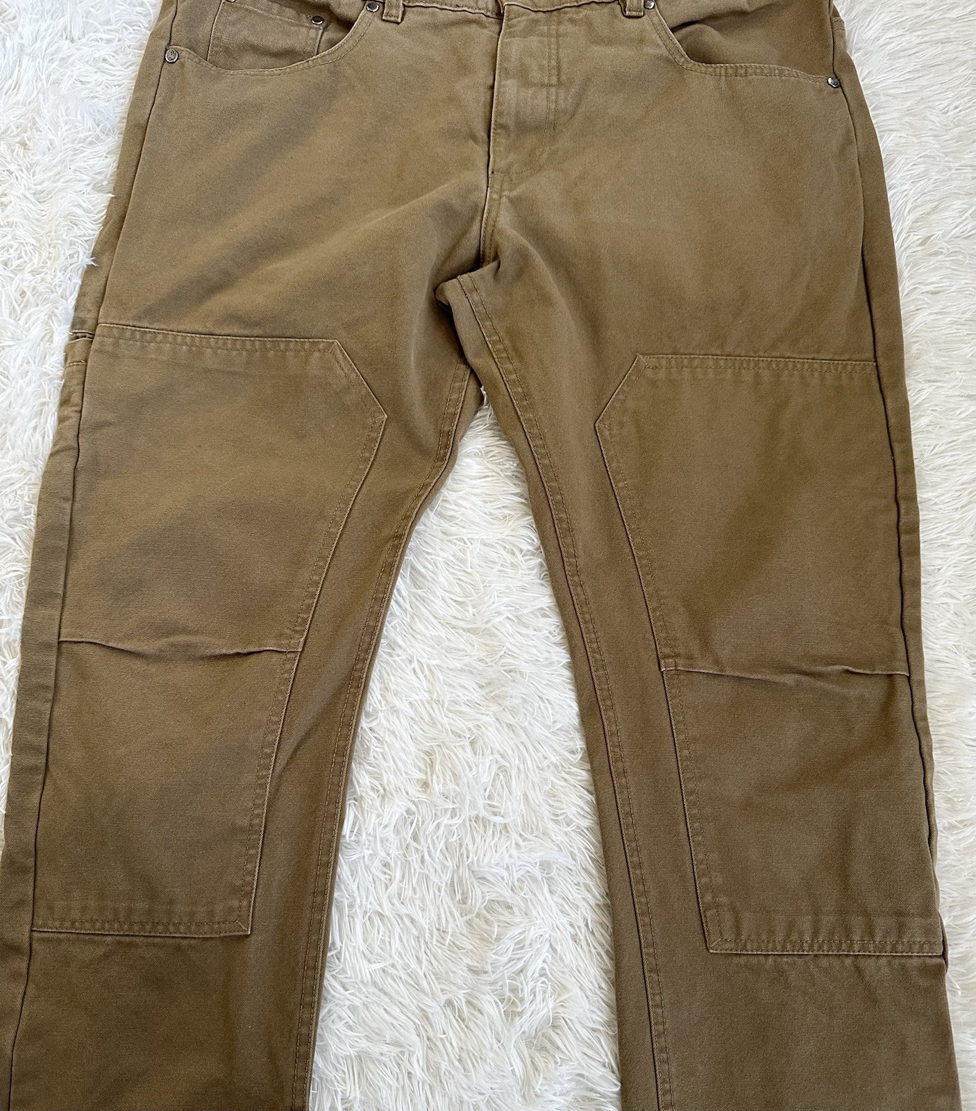 Iron & Resin Men’s Double Knee Journeyman Canvas Work Pants Size 36