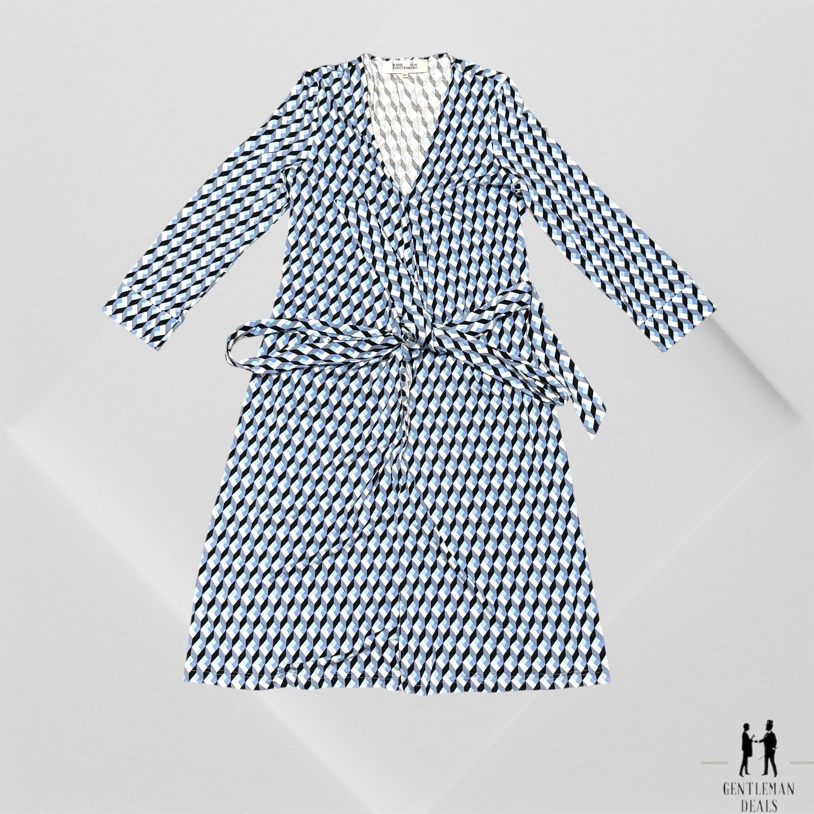 Diane Von Furstenberg DVF Abstract PENNA Triangle M medium Viscose