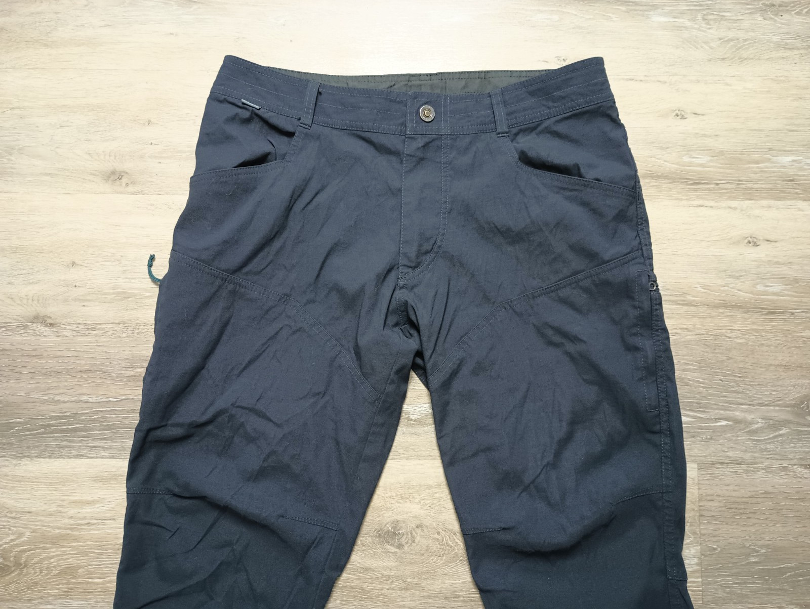 Kuhl Renegade Rock Pants Black Hiking stretch utility tech cargo Nylon 33×31